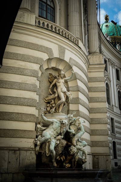 Sculpture outside The Hofburg, Vienna, Austria  [Photography]