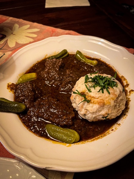 Goulash for Dinner at Gasthaus Grabmüller, Vienna, Austria  [Photography]