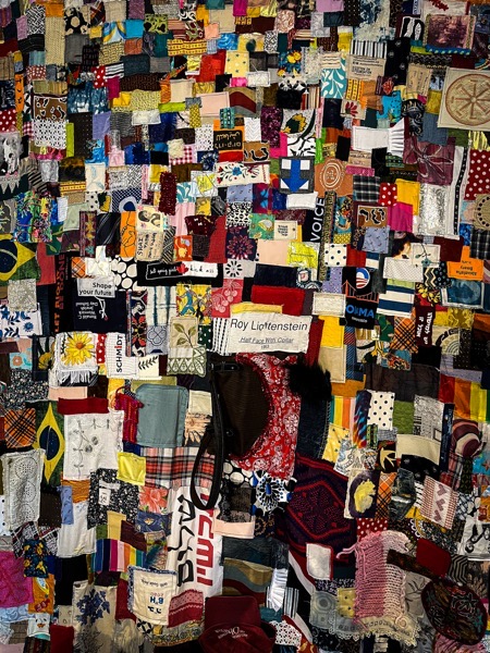 Fabric of Humanity—Repairing My World Quilt from “Fabric of a Nation: American Quilt Stories”, Skirball Cultural Center, Los Angeles, California