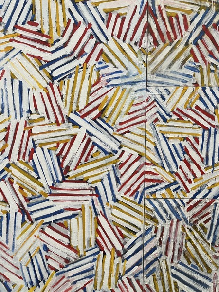 Jasper Johns Detail, A Trip to The Broad 4, Los Angeles, California
