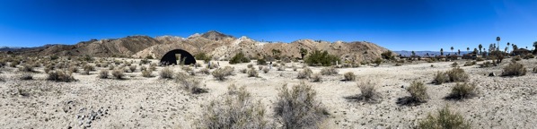 Liquid A Place by Torkwase Dyson Panorama at Desert X, Coachella Valley, California  [Photography]
