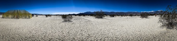 No.1225 Chainlink by Rana Begum Panorama at Desert X, Coachella Valley, California  [Photography]