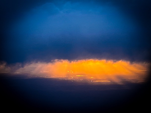 Sunbeams over Denver, Colorado  [Photography]