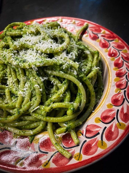Bucatini with Pesto all Genovese [Food]