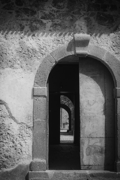 Prints Available: Doorway, Castello Nelson, Bronte, Sicily, Italy  [Photography]