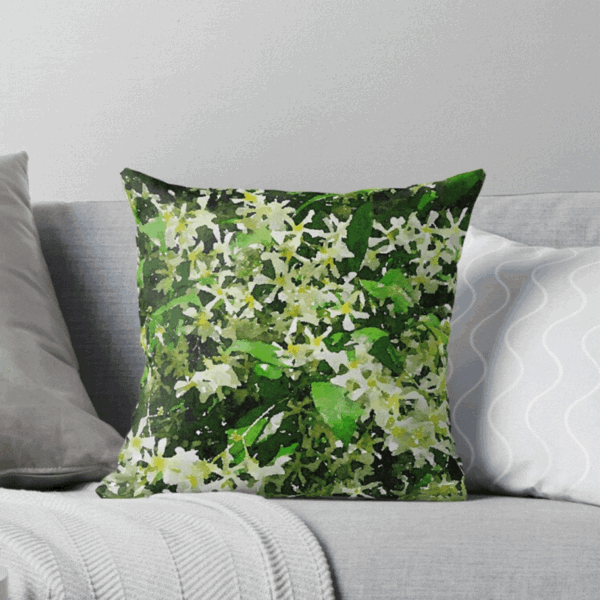 New Design: Jasmine Flowers in Watercolor Products [Shopping]
