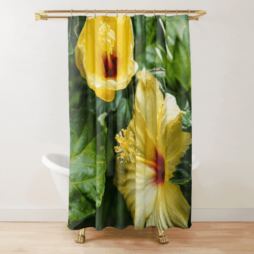 New Design: Yellow Hibiscus In The Garden 2 Prints and Products [Shopping]