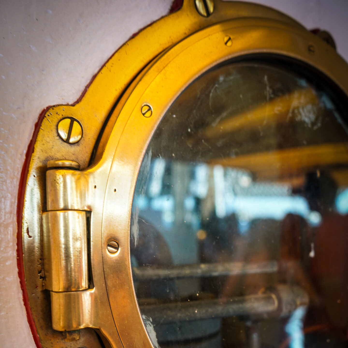 Porthole, The Amerigo Vespucci from Italy, Visits Los Angeles [Photography]