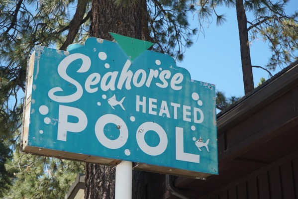 Vintage Sign, Wrightwood, California 