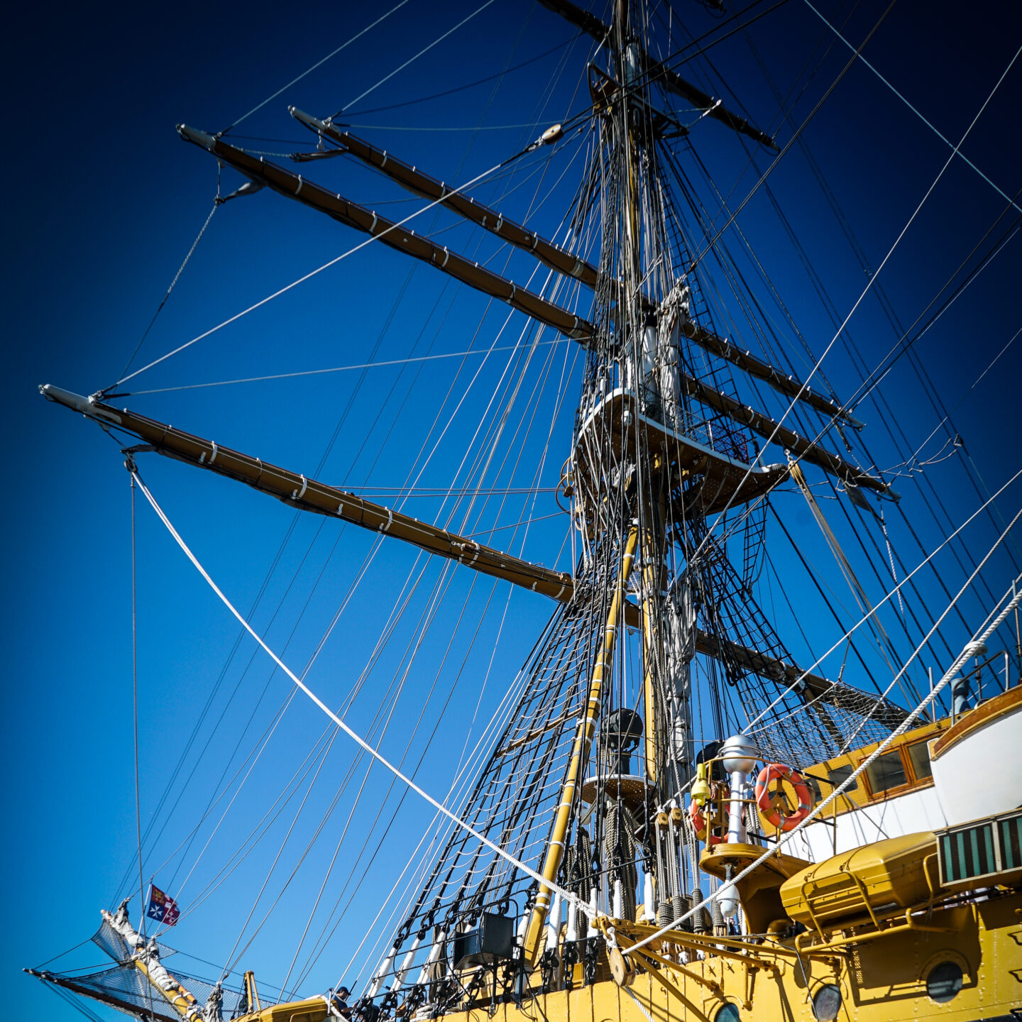 Port Side, The Amerigo Vespucci from Italy, Visits Los Angeles  [Photography]