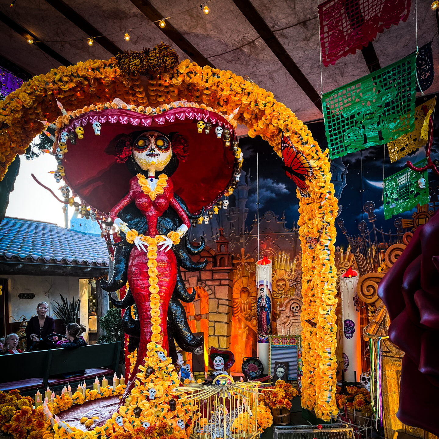 Dia De Los Muertos Decorations 2, Casa de Reyes, Old Town San Diego [Photography]