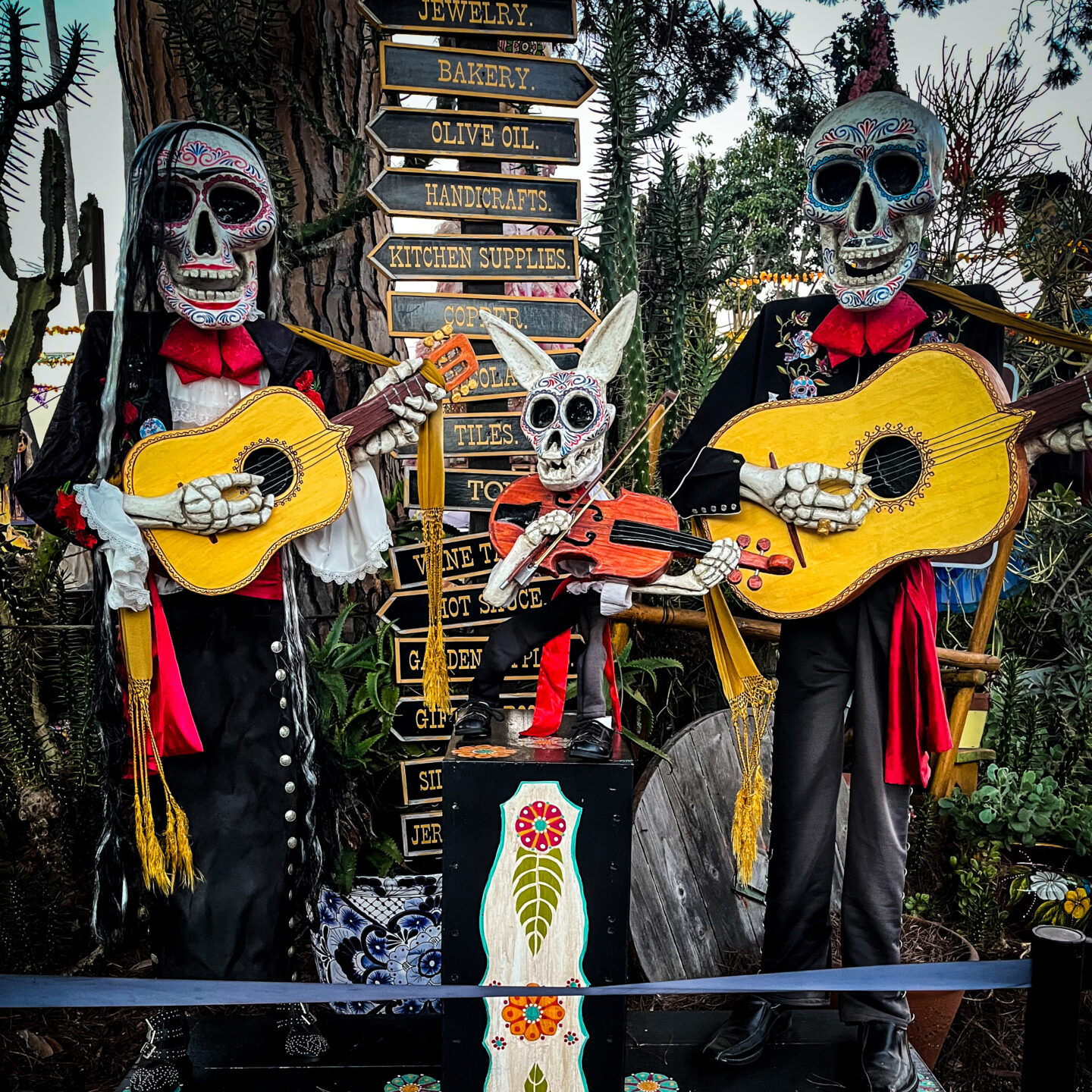 Dia De Los Muertos Decorations 2, Casa de Reyes, Old Town San Diego [Photography]