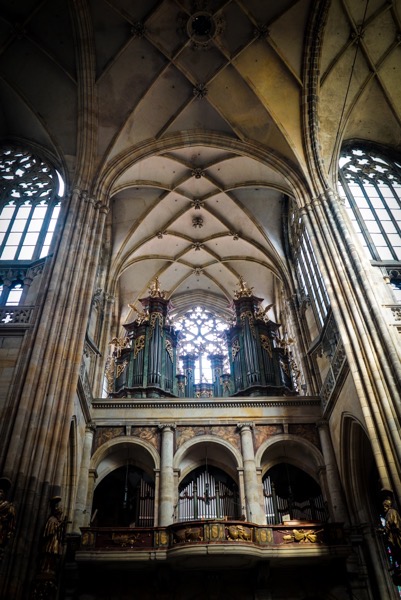 Pipe Organ, St. Vitus Cathedral, Prague Architecture 32, Prague, Czechia