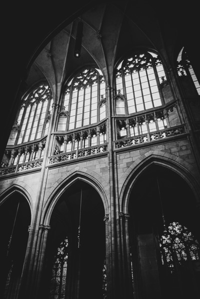 Interior, St. Vitus Cathedral, Prague Architecture 30, Prague, Czechia