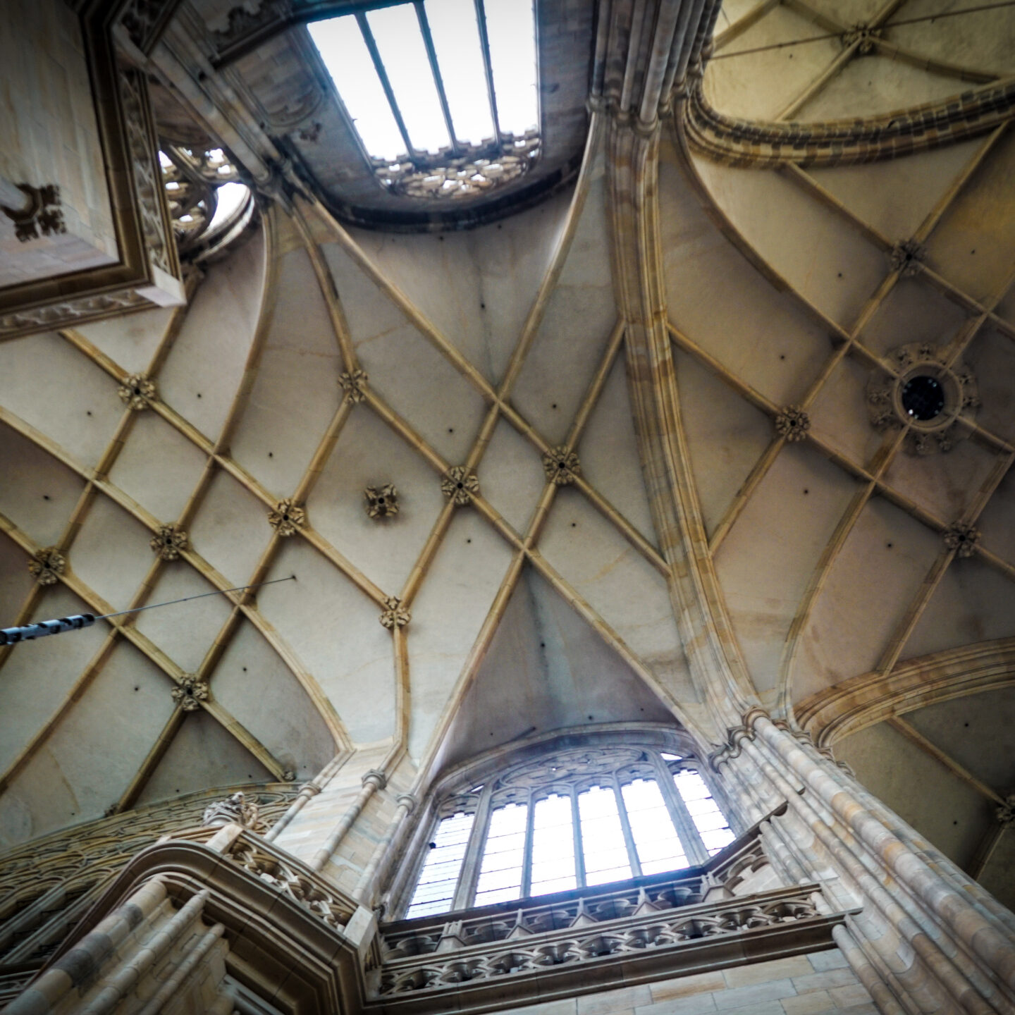 Roof Detail, St. Vitus Cathedral, Prague Architecture 32, Prague, Czechia [Photography]