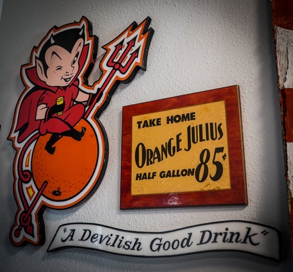 Original Orange Julius Sign, Valley Relics Museum, Van Nuys, California