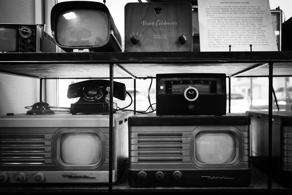 TVs of Old, Valley Relics Museum, Van Nuys, California