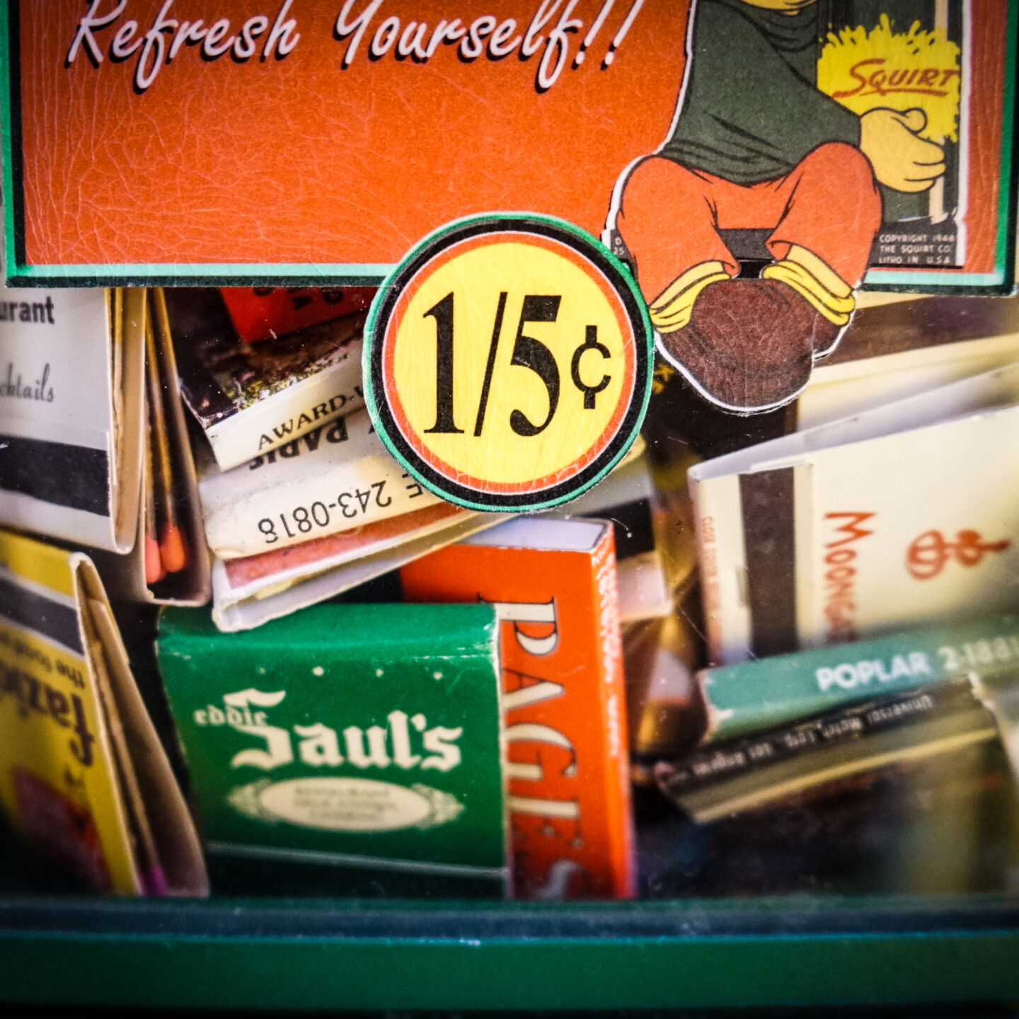 Matchbook Vending, Valley Relics Museum, Van Nuys, California [Photography]