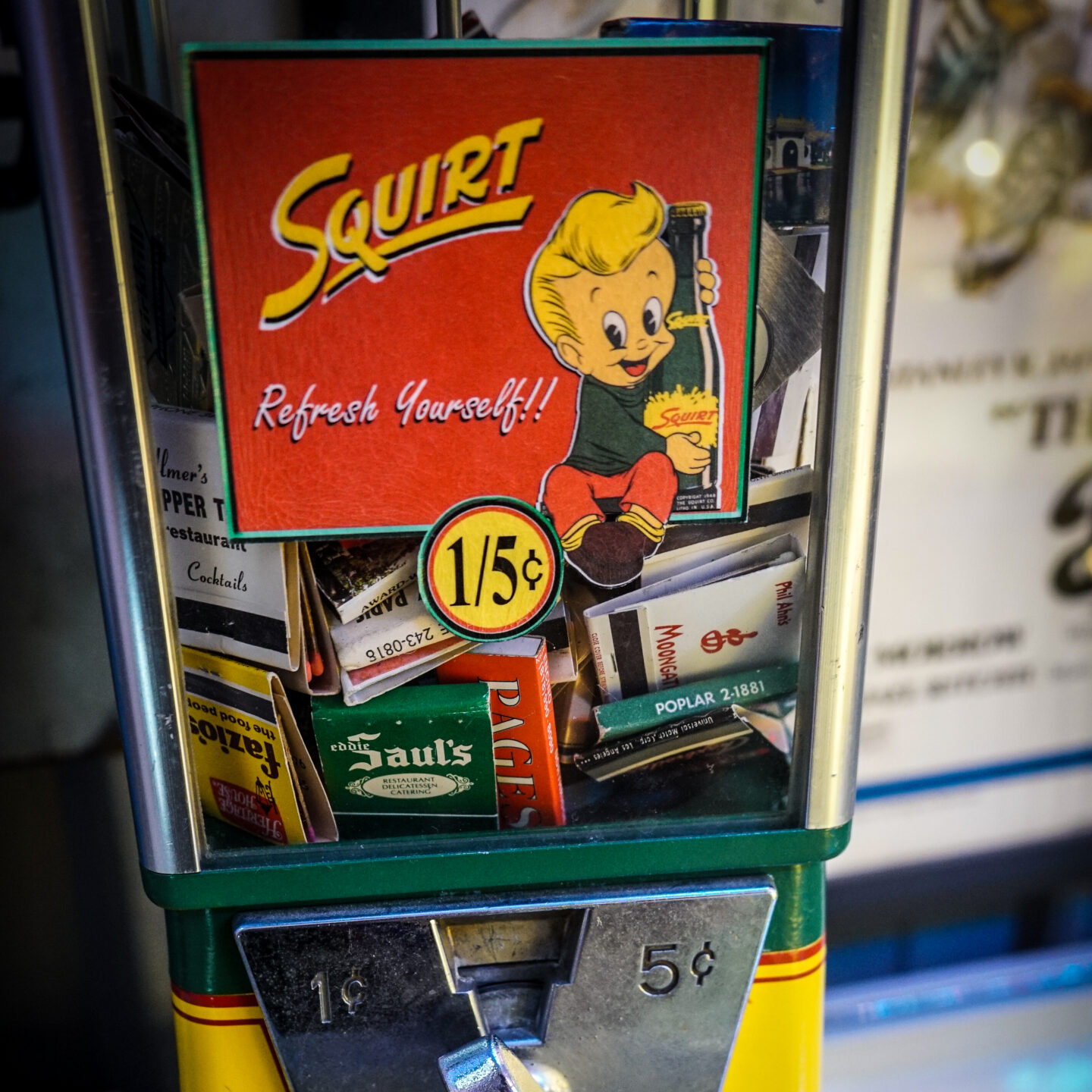 Matchbook Vending Machine, Valley Relics Museum, Van Nuys, California [Photography]