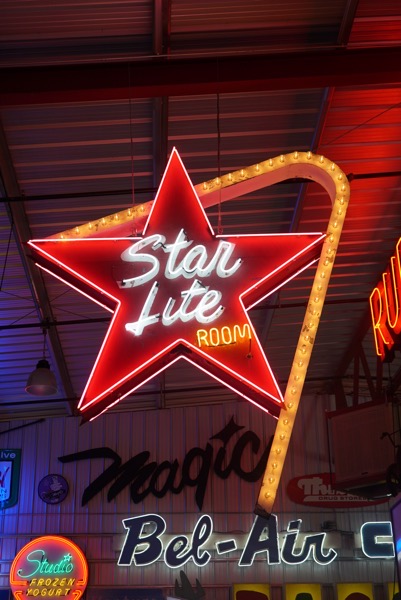 Star Lite Room Neon, Valley Relics Museum, Van Nuys, California