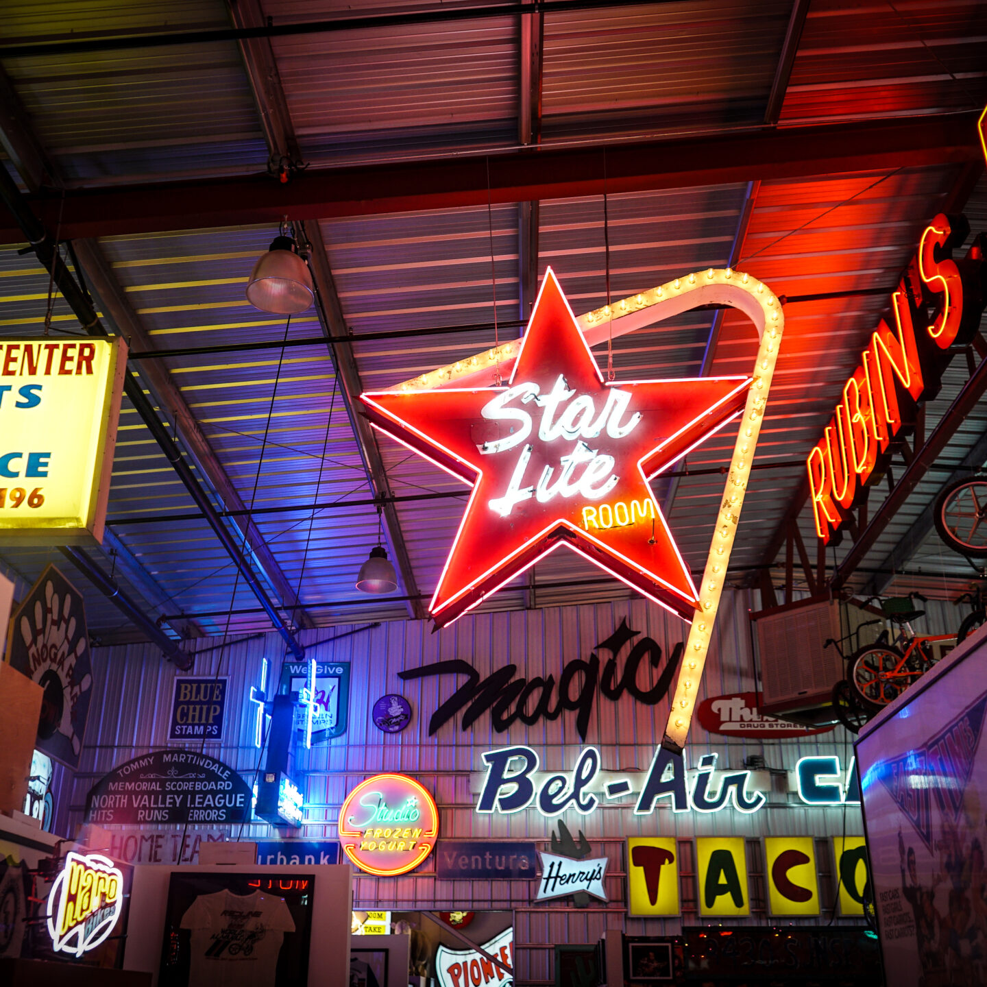 Neon Signs and Other Signage, Valley Relics Museum, Van Nuys, California  [Photography]