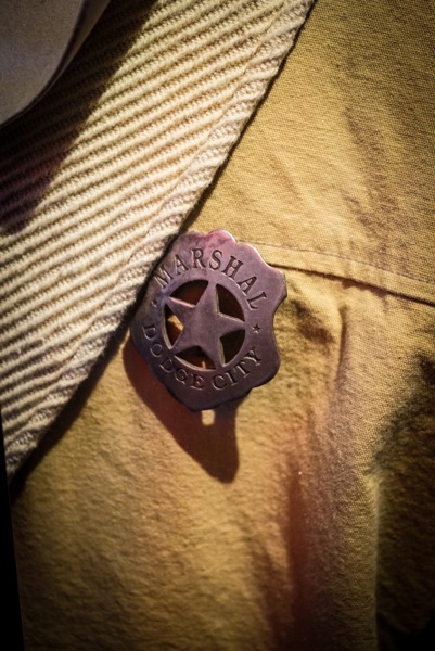 Marshal Dillion’s Badge, Gunsmoke TV Show, Valley Relics Museum, Van Nuys, California