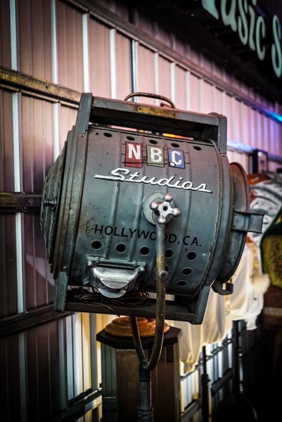 NBC Studio Light, Valley Relics Museum, Van Nuys, California