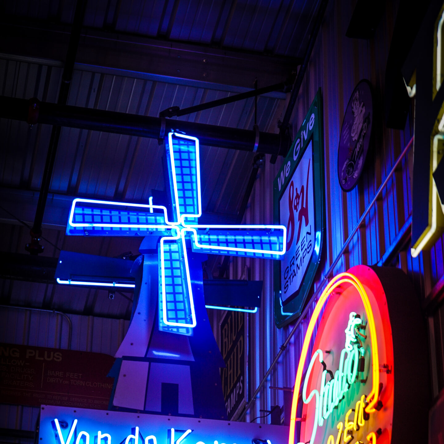 Van de Kamp’s Bakery Neon Sign, Valley Relics Museum, Van Nuys, California [Photography]