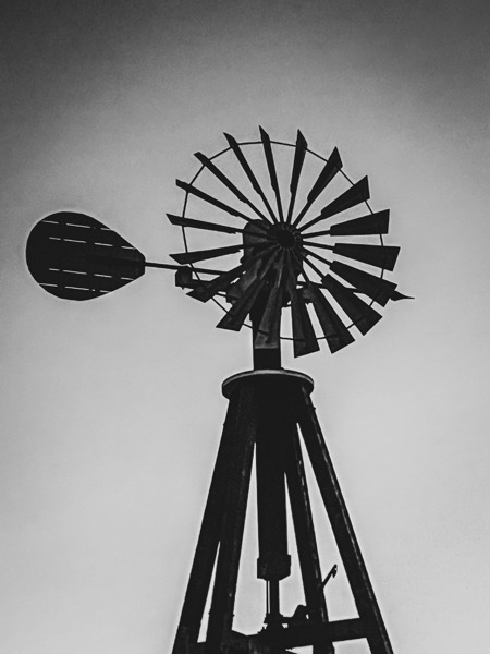 Windmill Silhouette, Old Town San Diego