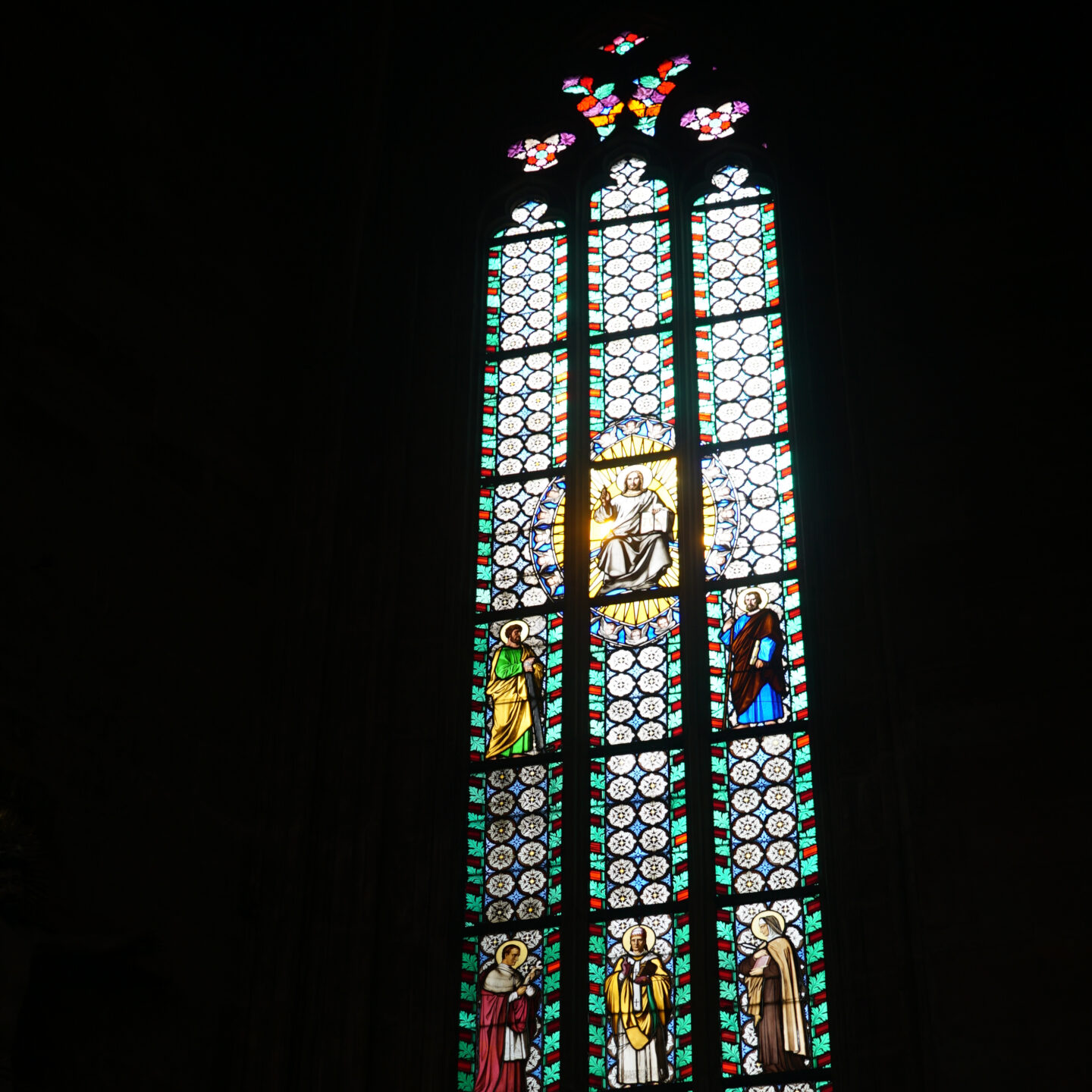 Stained Glass, St. Vitus Cathedral, Prague Architecture 36, Prague, Czechia [Photography]