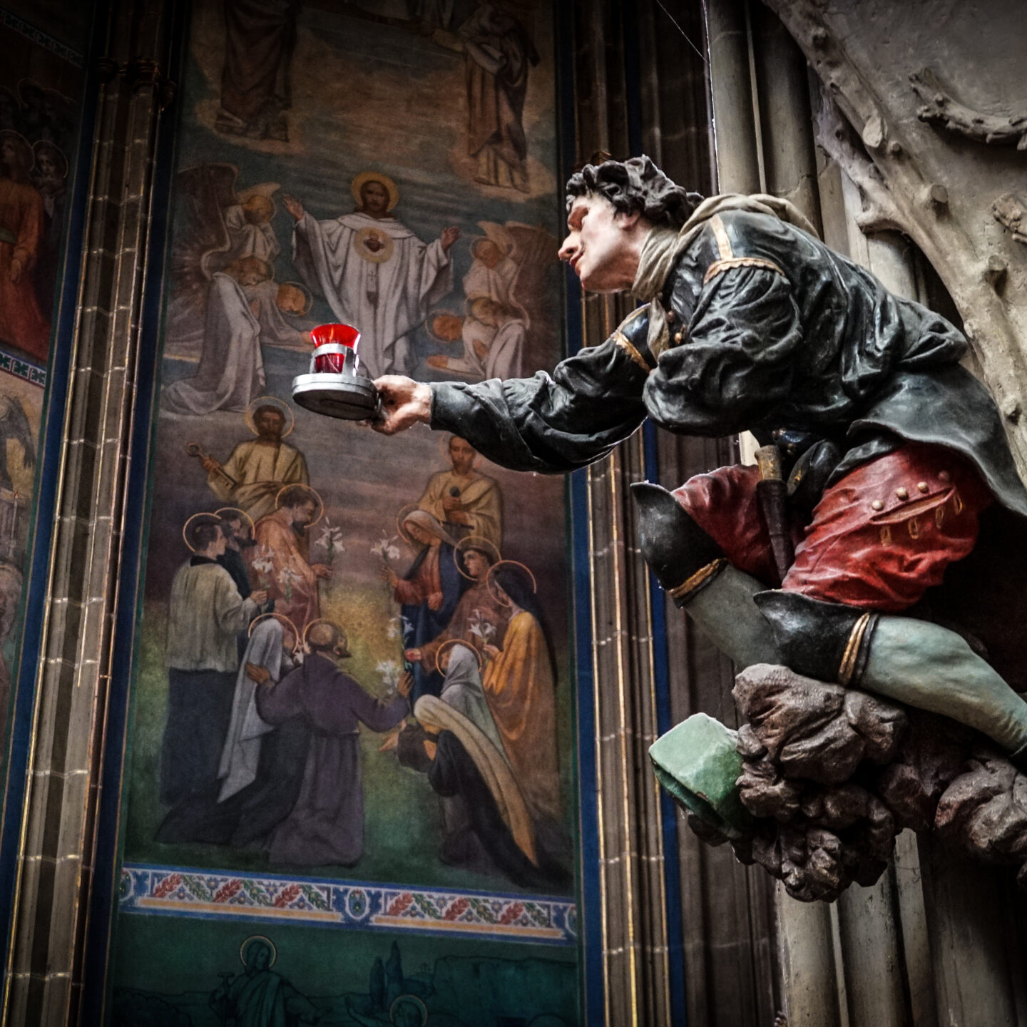 Sculpture, St. Vitus Cathedral, Prague Architecture 37, Prague, Czechia [Photography]