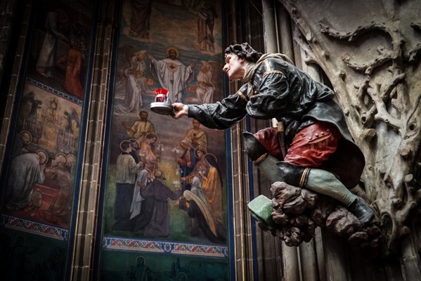 Sculpture, St. Vitus Cathedral, Prague Architecture 37, Prague, Czechia