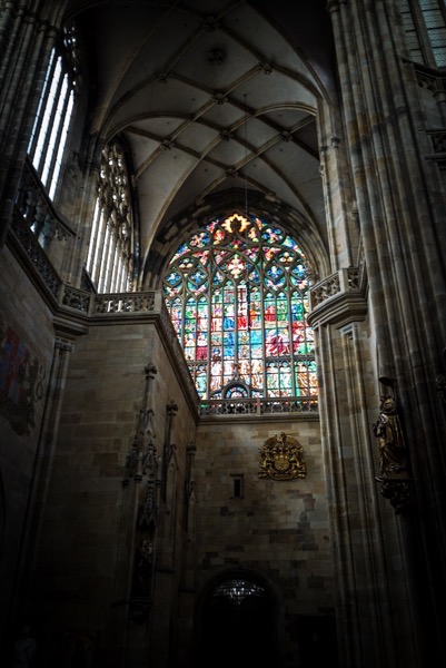 Stained Glass, St. Vitus Cathedral, Prague Architecture 42, Prague, Czechia 