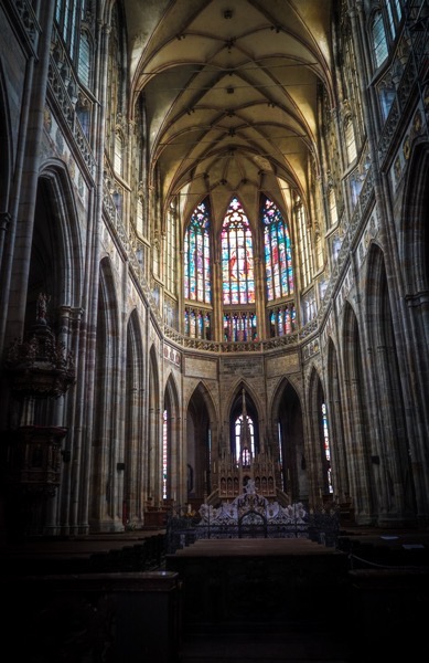 Stained Glass, St. Vitus Cathedral, Prague Architecture 44, Prague, Czechia 