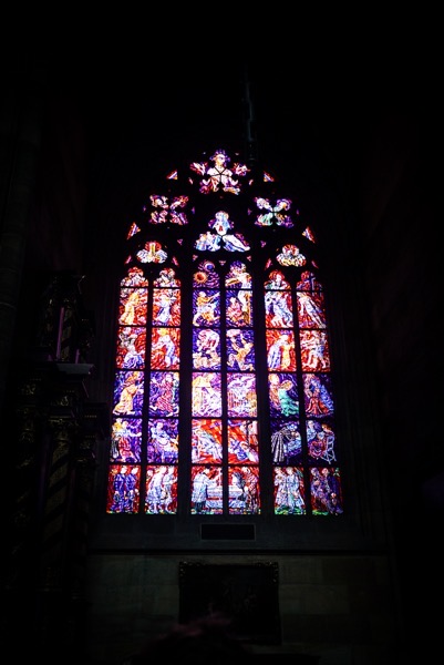 Stained Glass, St. Vitus Cathedral, Prague Architecture 45, Prague, Czechia 