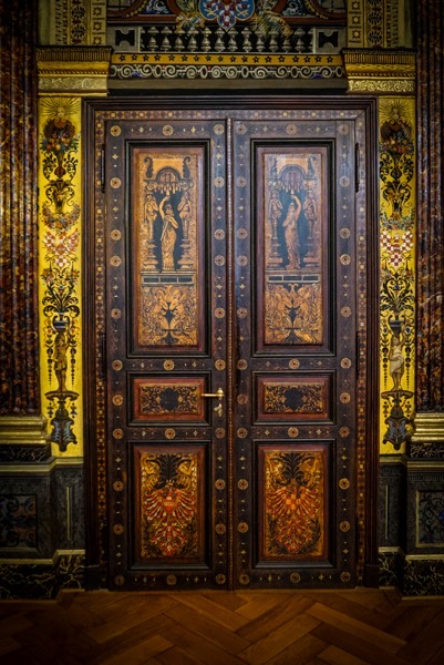 Doorway – Ceremonial Fresco Hall - Comenium Olomouc (Slavnostní freskový sál - Komenium Olomouc) 04, Olomouc, Czechia [Photography]