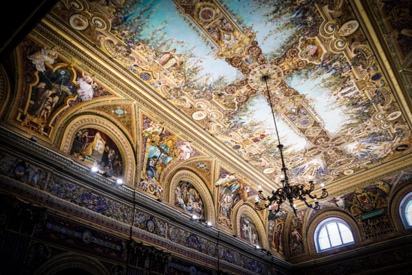 Celing – Ceremonial Fresco Hall - Comenium Olomouc (Slavnostní freskový sál - Komenium Olomouc) 05, Olomouc, Czechia  [Photography] 