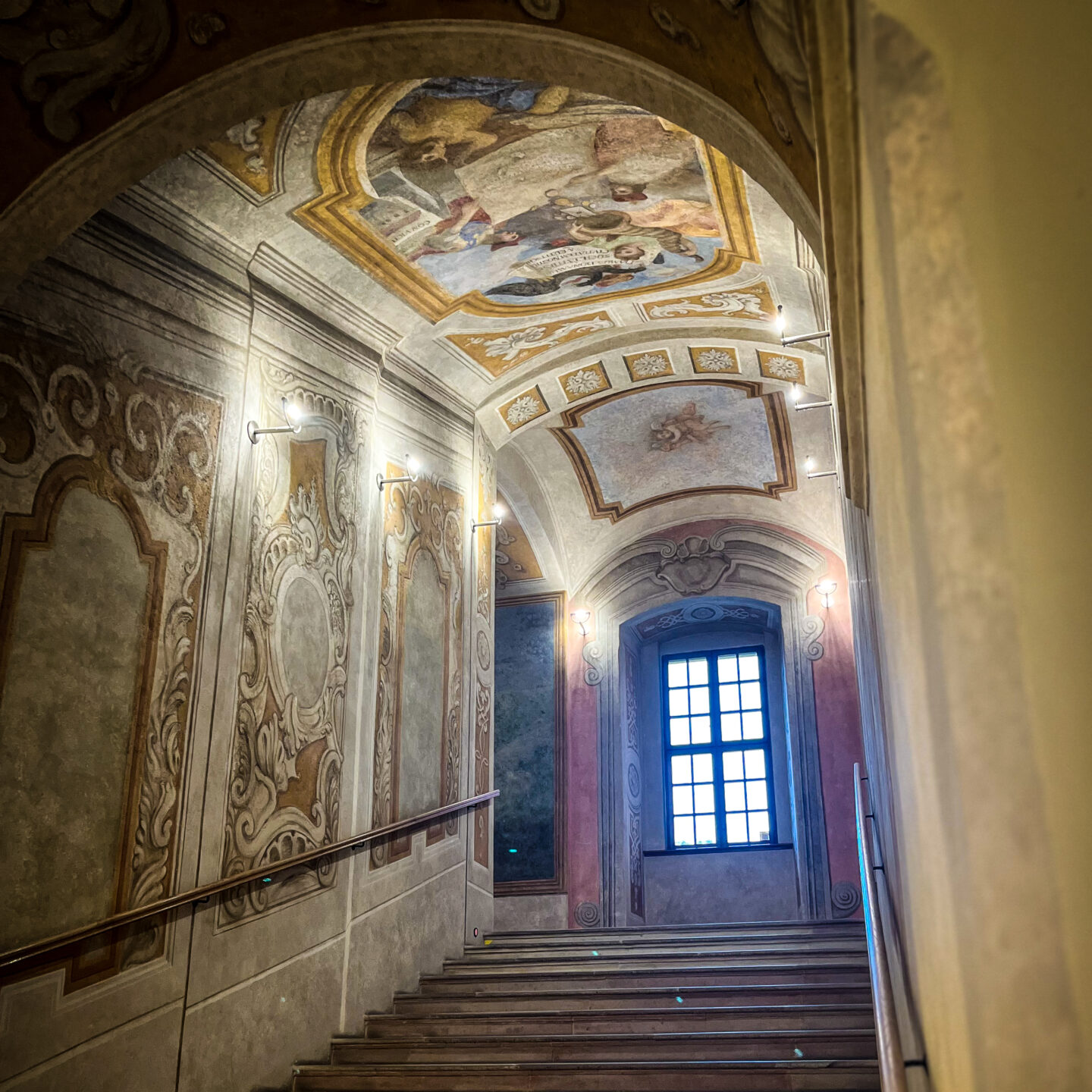 Palacky University Stairway, Olomouc, Czechia [Photography]