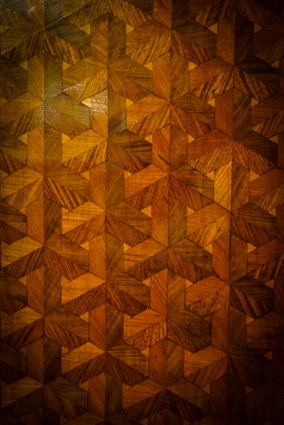 Parquet Floor, Palazzo Biscari 11, Catania, Sicily, Italy