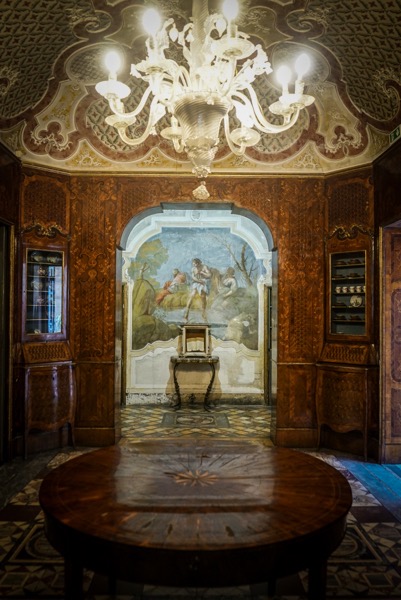 Palazzo Apartment with Marquetry Wall Panels, Palazzo Biscari 13, Catania, Sicily, Italy [Photography]