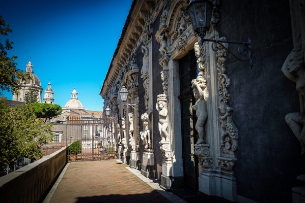 Exterior, Palazzo Biscari 4, Catania, Sicily, Italy