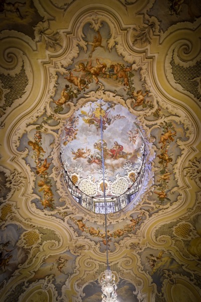 Ceiling Art, Palazzo Biscari 7 Catania, Sicily, Italy [Photography]