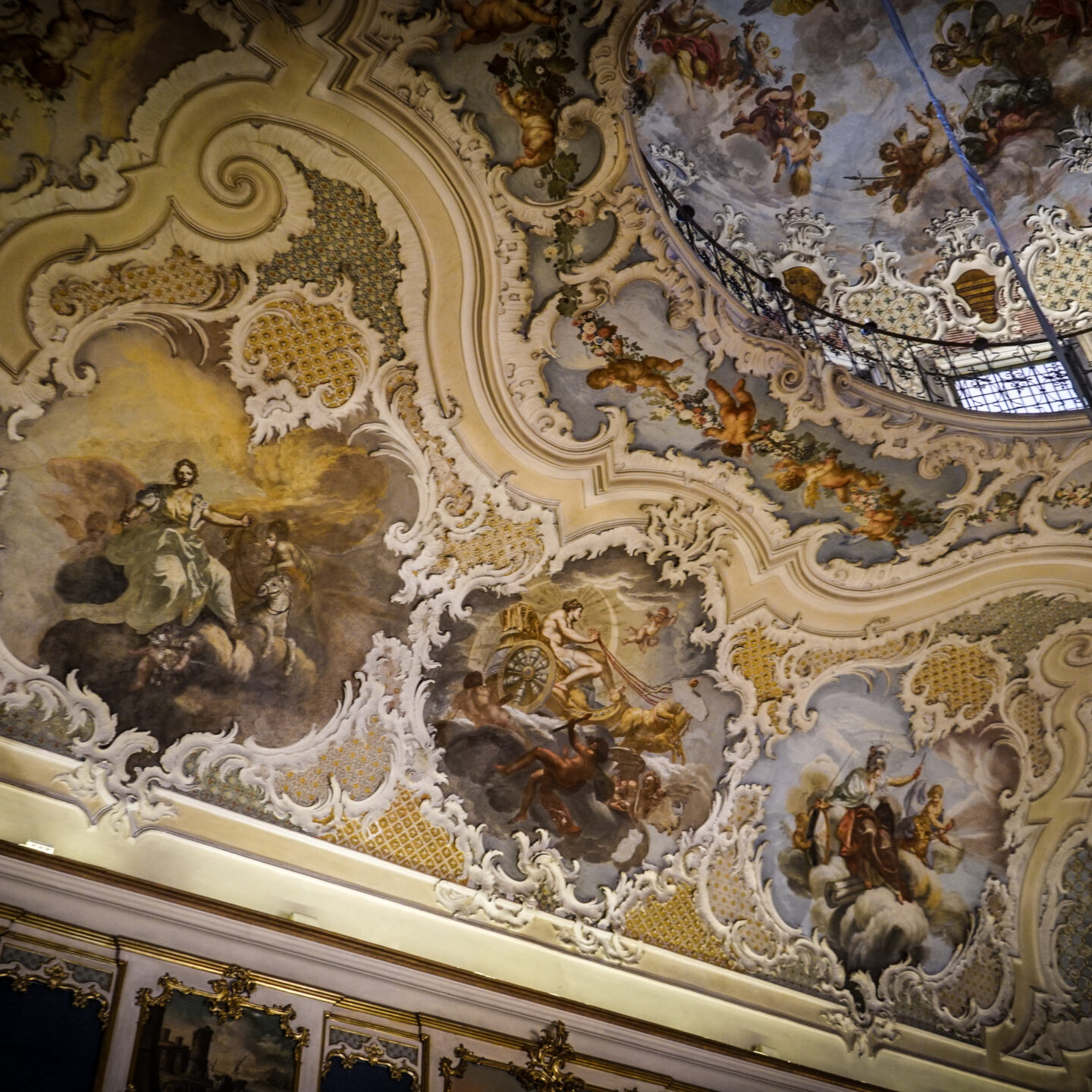 Ceiling Art, Palazzo Biscari 8, Catania, Sicily, Italy [Photography]