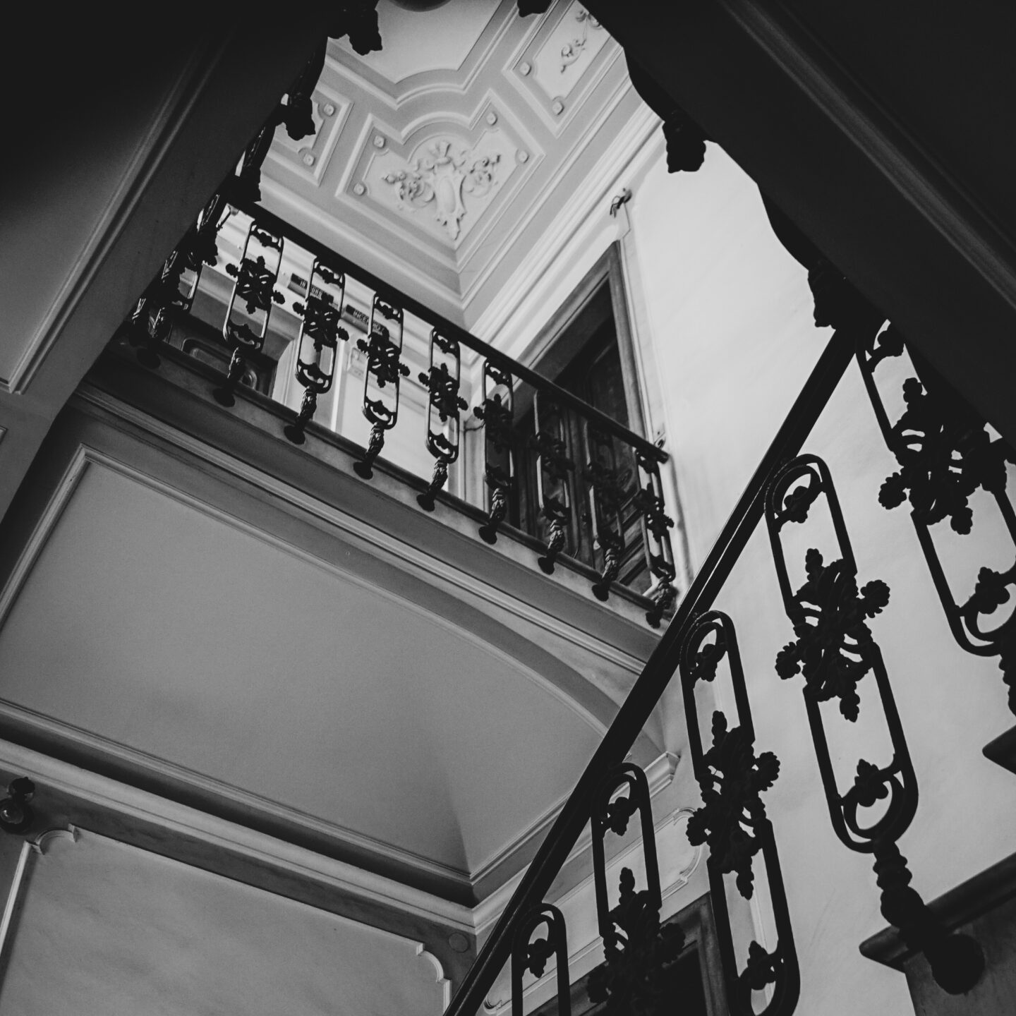 Stairway, Home of Writer, Giovanni Verga, Catania, Sicily, Italy [Photography]