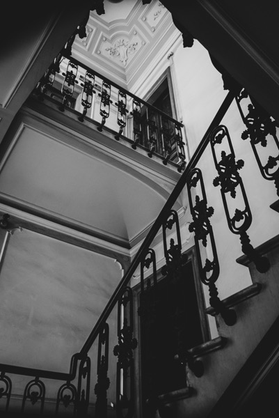 Stairway, Home of Writer, Giovanni Verga, Catania, Sicily, Italy