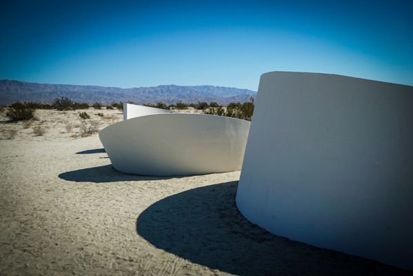 Truth Arrives in Slanted Beams by Sarah Meyohas 5, Desert X 2025, Coachella Valley, California  [Photography]