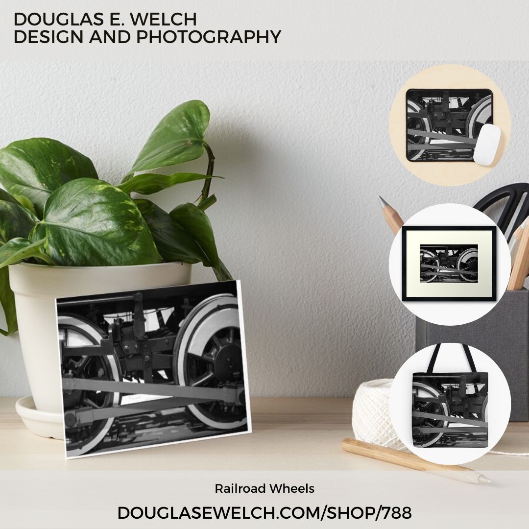 New Design: Railroad Wheels Prints and Products [Shopping]