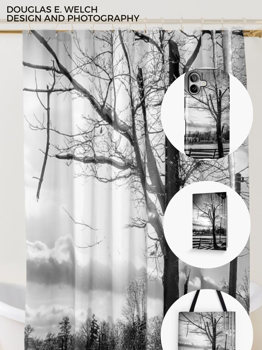  New Design: Icicles and Snow, Ohio, 2004 Prints and Products
