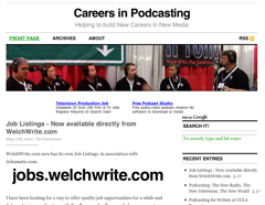 Careers in Podcasting Screenshot