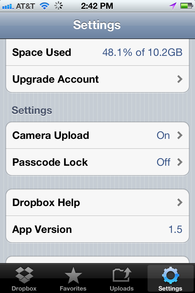 TechnologyIQ: iPhone: Dropbox now supports automatic photo/video ...